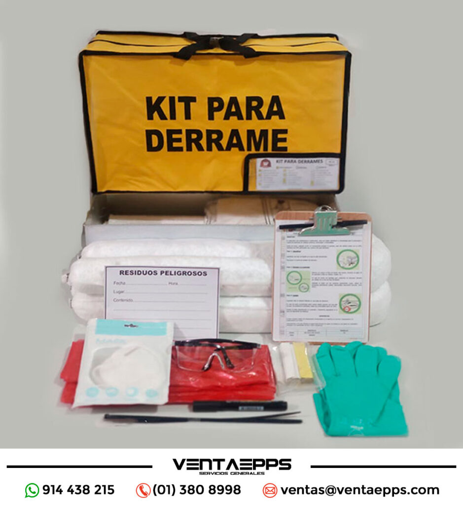 kit antiderrame para equipo liviano