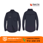 ROPA IGNIFUGA de 27.7 cal repeltek- CAMISA IGNÍFUGA ANTI ARCO DE 27.7 CAL REPELTEK - PROTECCIÓN CERTIFICADA PARA TRABAJOS ELÉCTRICOS