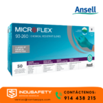 GUANTE MICROFLEX 93-260 ANSELL PARA QUIMICOS-GUANTES PARA QUIMICOS-GUANTES DESCARTABLES 93-260