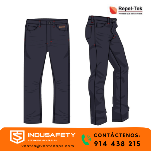 PANTALÓN IGNÍFUGO ANTI ARCO DE 27.7 CAL REPELTEK-VENTA DE ROPA IGNIFUGA