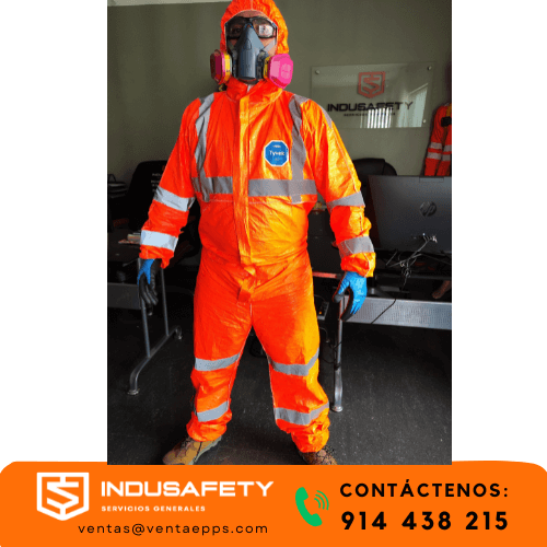 traje tyvek con cinta reflectiva -tyvek 400hv dupont - tyvek descartable con cinta reflectiva -tyvek dupont