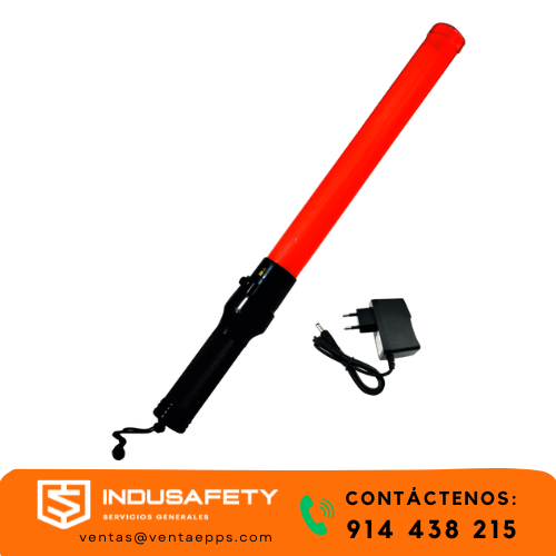 VARA RECARGABLE-VARA LUMINOSA RECARGABLE COLOR ROJO
