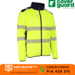 CASACA MINERA TÉRMICA VERDE FOSFORESCENTE FLAKE COVERGUARD 5FLA160-Casaca Térmica Impermeable de Alta Visibilidad con Cinta Reflectiva-casaca térmica para climas extremos