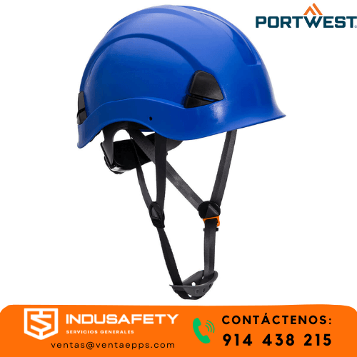 CASCO RESCATISTA DIELECTRICO AZUL PS53-CASCO PORTWEST-CASCO DE SEGURIDAD-CASCO ANSI Z89.1 DIELECTRICO-CASCO DIELECTRICO