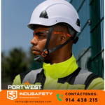 CASCO DIELECTRICO RESCATISTA BLANCO PS53-CASCO PORTWEST-CASCO DE SEGURIDAD-CASCO ANSI Z89.1 TIPO 1 CLASE E