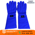 Guante criogénico-Venta de guantes criogénicos al por mayor-Guante criogénico industrial azul con forro térmico