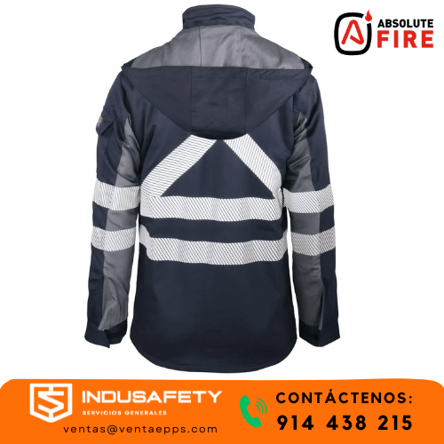 CASACA IGNIFUGA AZUL-CASACA IGNIFUGA Y ANTIESTATICA