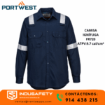 CAMISA IGNÍFUGA ALTA VISIBILIDAD – FR720 Portwest-CAMISA IGNIFUGA CON CINTAS REFLECTIVAS