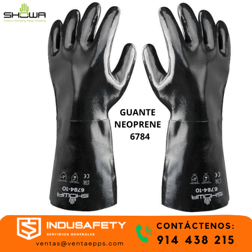GUANTE SHOWA 6784-GUANTE DE NEOPRENO SHOWA 6784