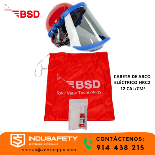 CARETA ANTI ARCO ELÉCTRICO DE 27 CAL/CM²