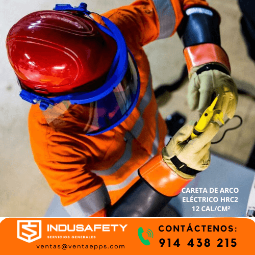 CARETA ANTI ARCO ELÉCTRICO DE 27 CAL/CM²