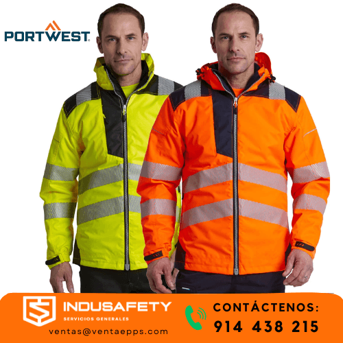 Casaca térmica para mina T400 Portwest - Protección hasta -40°C con certificación EN342-Casaca térmica industrial impermeable, costuras selladas