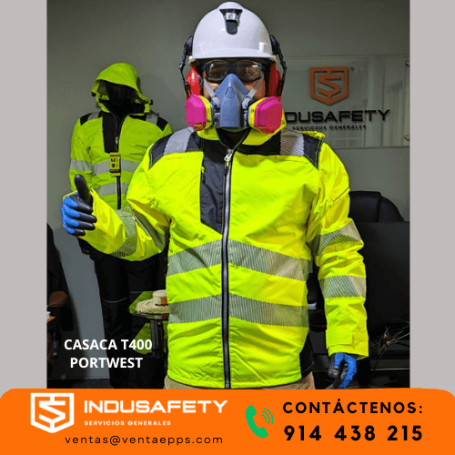 Casaca térmica para mina T400 Portwest - Protección hasta -40°C con certificación EN342-Casaca térmica industrial impermeable, costuras selladas