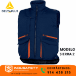 CHALECO DELTA PLUS ACOLCHADO SIERRA 2-Chaleco Delta Plus SIERRA 2 acolchado azul marino