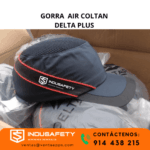 Gorra de seguridad AIR COLTAN Delta Plus con visera corta y casquete interno