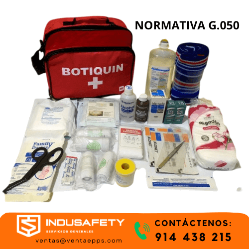 BOTIQUÍN DE PRIMEROS AUXILIOS NORMA G.050 – Construcción y Obras