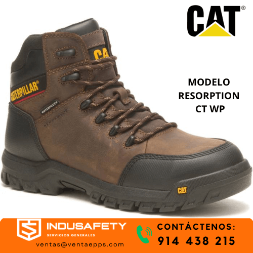 ZAPATO CAT RESORPTION CT WP-Calzado de seguridad CAT Resorption CT WP impermeable y con protección eléctrica