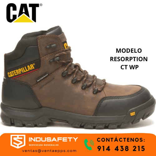 ZAPATO CAT RESORPTION CT WP-Calzado de seguridad CAT Resorption CT WP impermeable y con protección eléctrica
