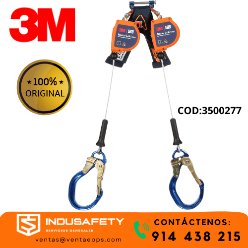 Línea de vida retráctil 3M DBI Sala 2 metros