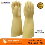 guante dieléctrico clase 0 regeltex beige 1000v-guante para electricista clase 0 con certificación-guante dieléctrico de caucho natural regeltex clase 0