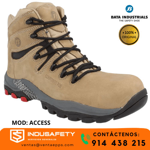 botín bata access dieléctrico verde oliva