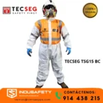 Traje Tyvek bicolor Tecseg TSG15 BC alta visibilidad protección industrial