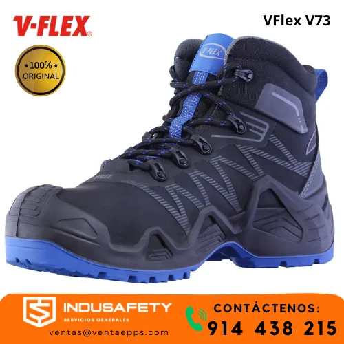 botín flexible negro v-flex v73 dieléctrico