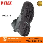 calzado de seguridad pu/pu sr resistente a hidrocarburos y ácidos