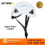 casco para trabajo en altura con ratchet y mentonera