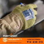 guante ignífugo arc flash a780 portwest atpv 9.5 cal/cm²