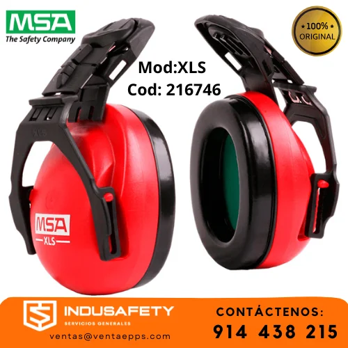 orejera msa xls 216746 adaptable al casco nrr 27 db