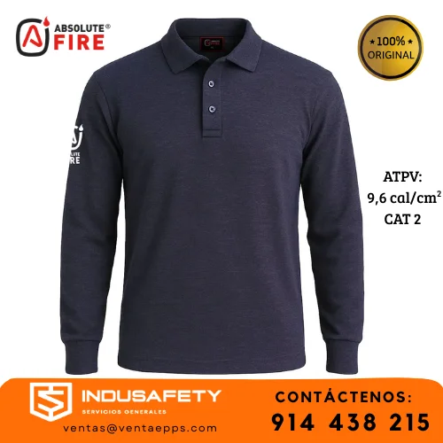 polo ignífugo y antiestático absolute fire arc 2 nfpa 2112