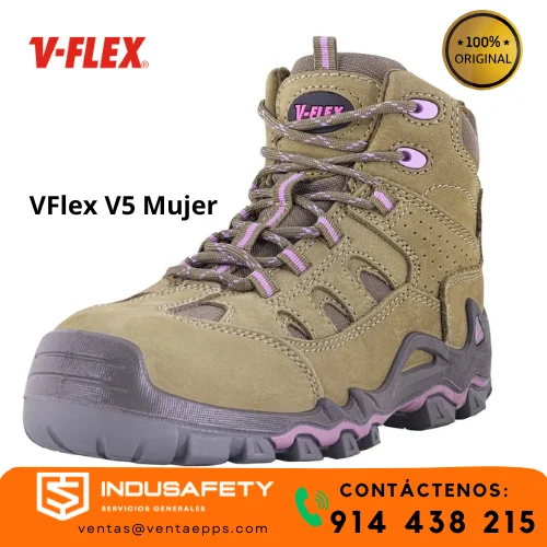 zapatos de seguridad para mujer vflex v5